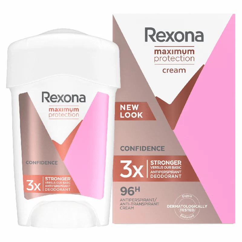 Rexona Maximum Protection Confidence női izzadásgátló krém 45 ml