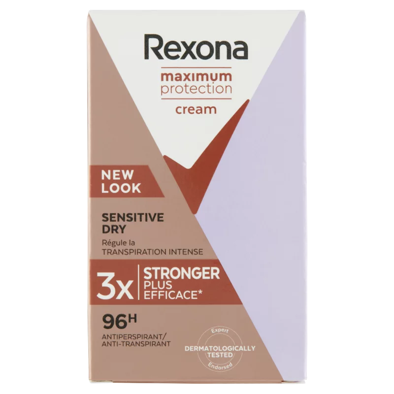 Rexona Maximum Protection Sensitive női izzadásgátló krém 45 ml