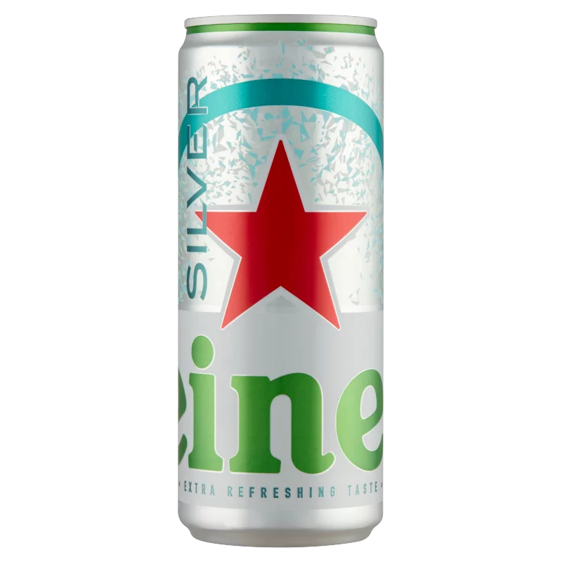 Heineken Silver világos sör 4% 330 ml
