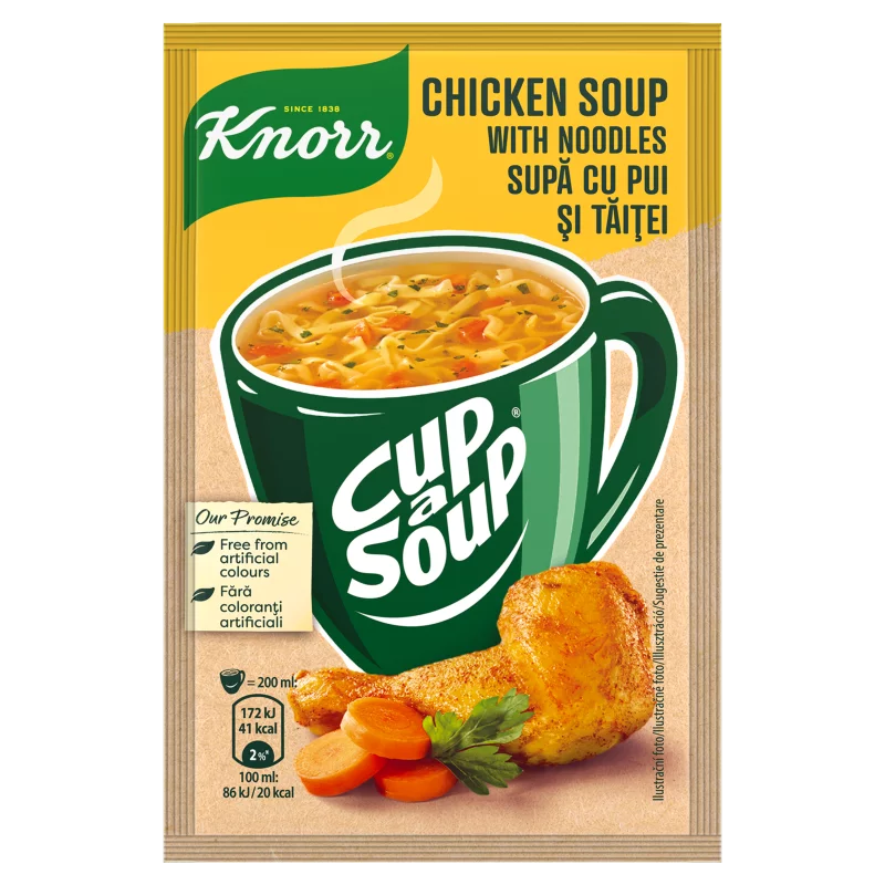 Knorr Cup a Soup instant tyúkhúsleves tésztával 12 g