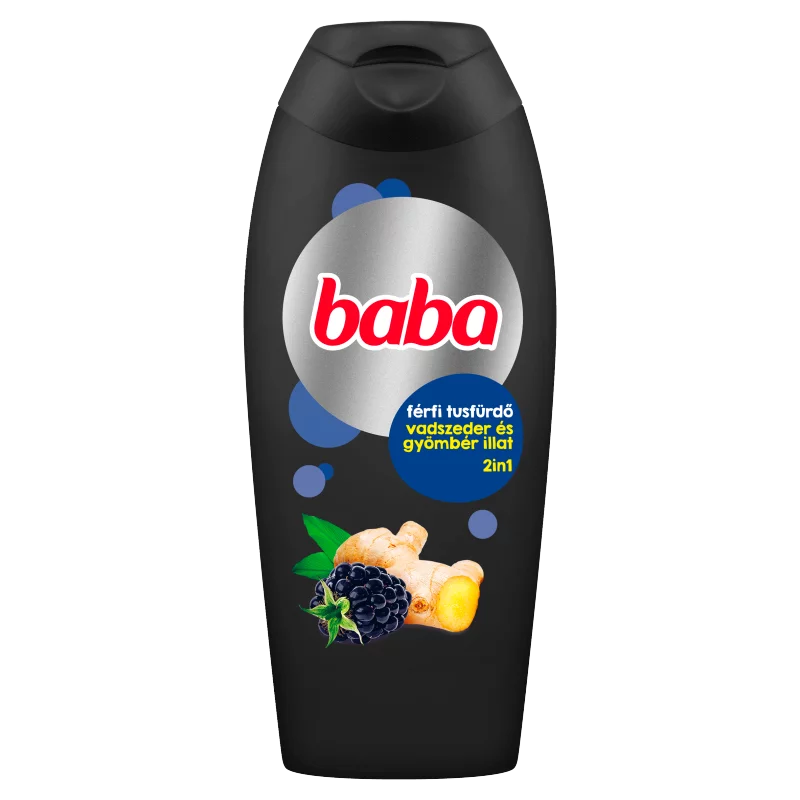  Baba 2in1 férfi tusfürdő vadszeder és gyömbér illat 400 ml