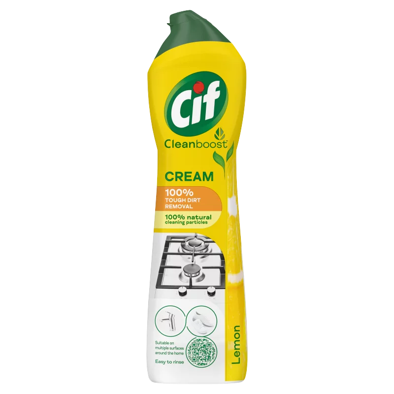 Cif Cleanboost Cream Lemon súrolókrém 500 ml
