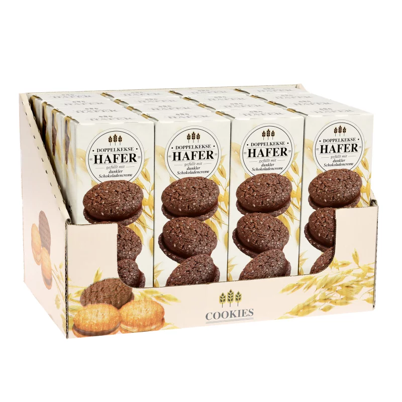 Becky´s kakaós zabkeksz 180g étcsokoládés krém töltelékkel 