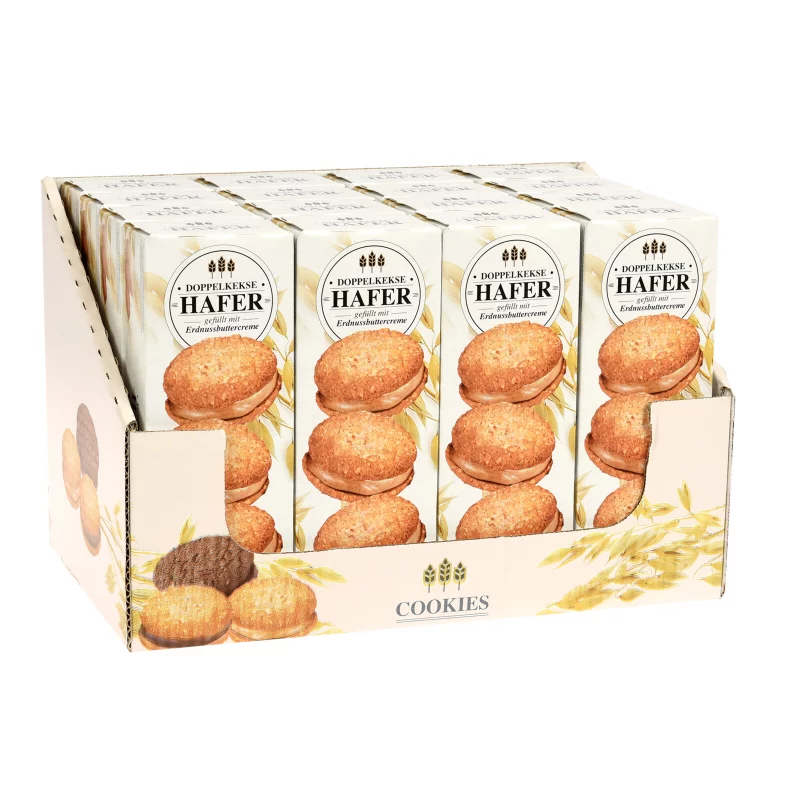 Becky´s zabkeksz 180g mogyoróvajas krém töltelékkel 