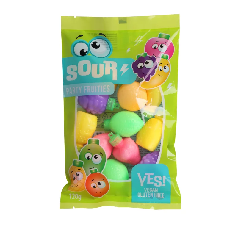 Becky´s savanyú por 120g narancs, szőlő, lime, ananász, eper és banán ízzel 