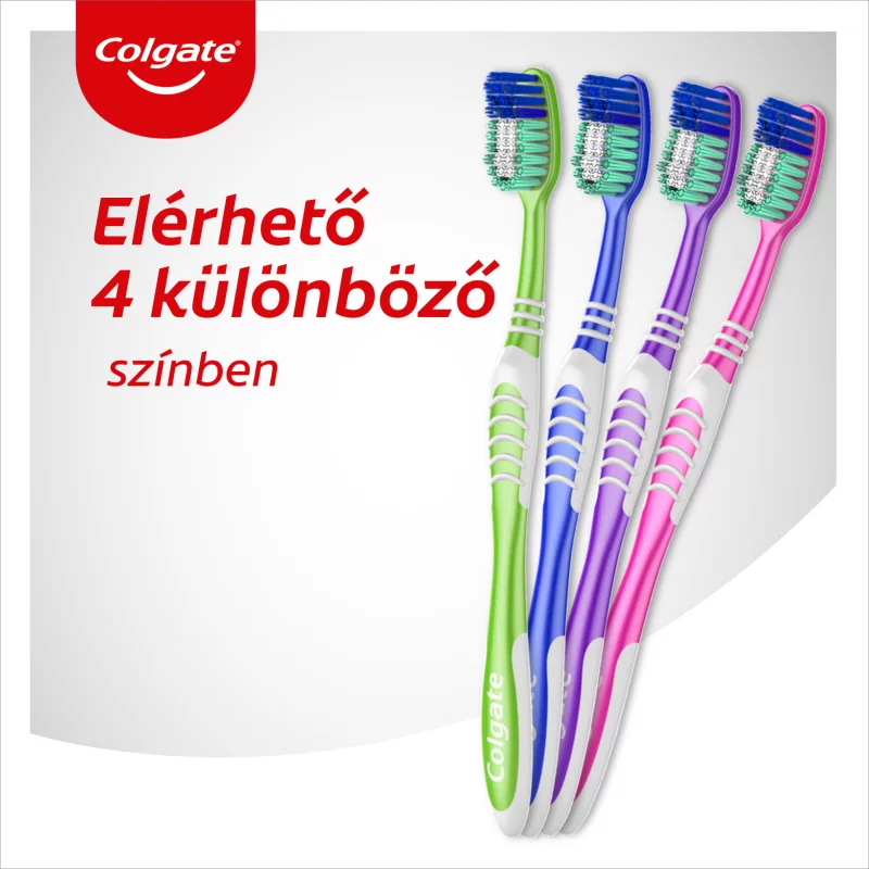 Colgate Extra Clean közepes fogkefe 2 db
