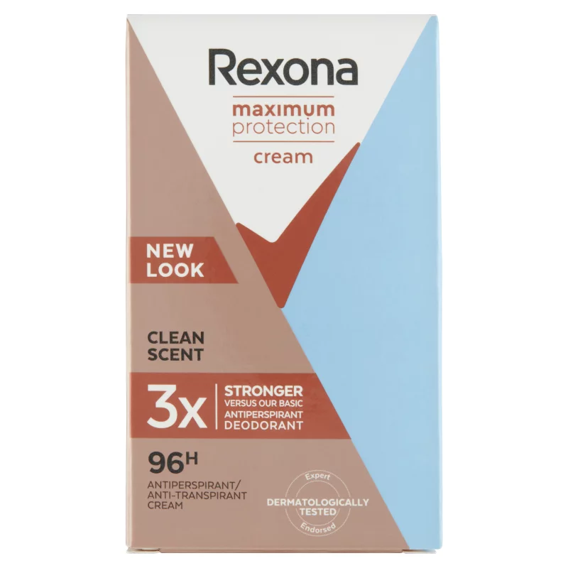 Rexona Maximum Protection Clean Scent női izzadásgátló krém 45 ml
