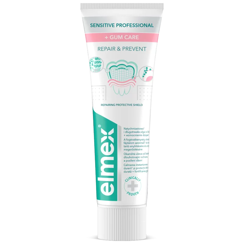 elmex Sensitive Repair & Prevent fogkrém érzékeny fogakra 75 ml