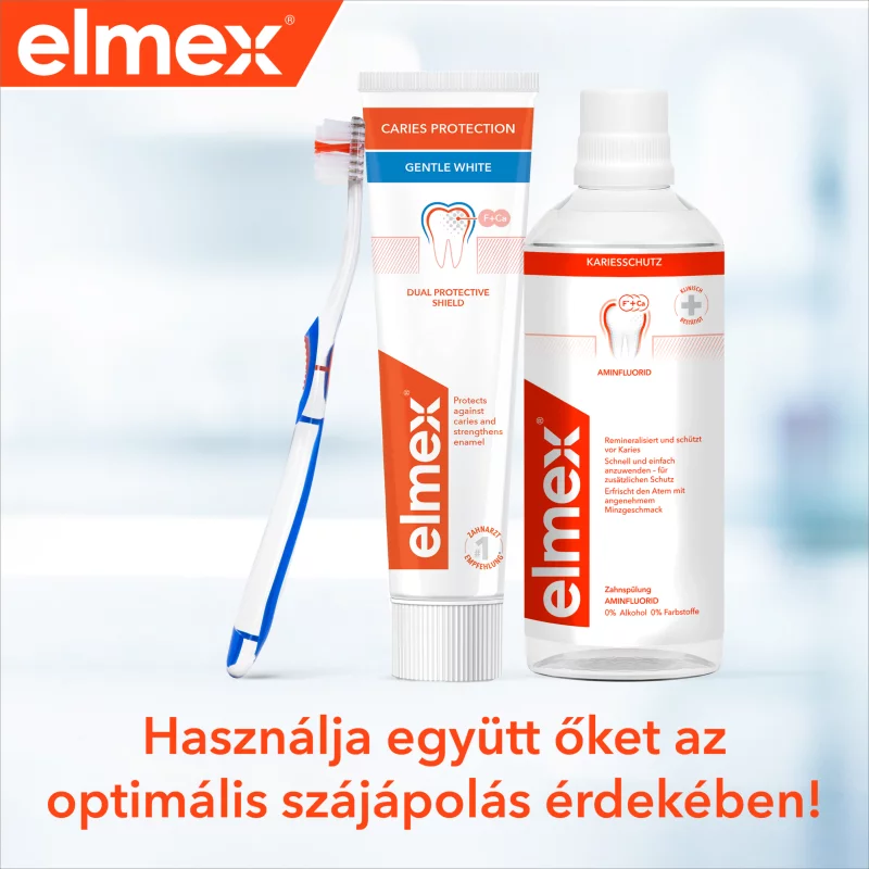 elmex Caries Protection Gentle White fogkrém 75 ml