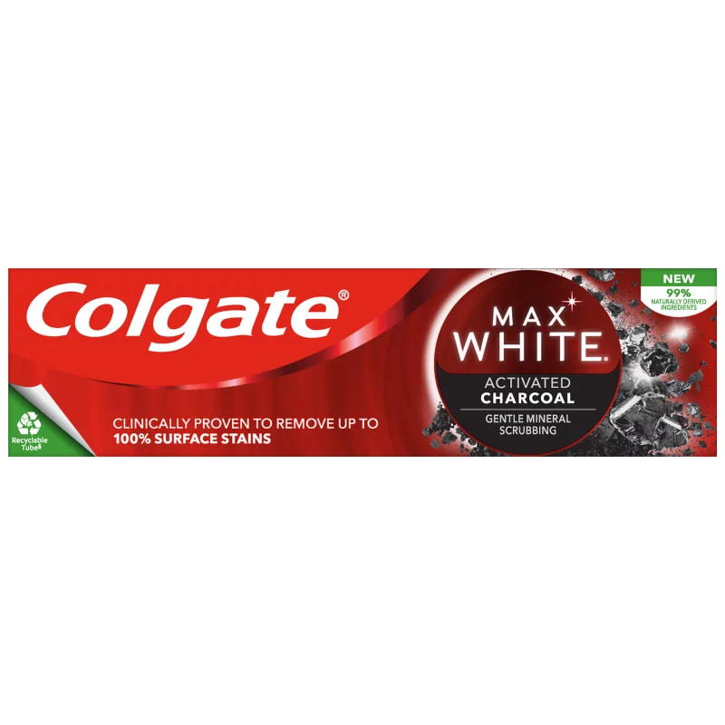 Colgate Max White Charcoal fogfehérítő fogkrém 75 ml