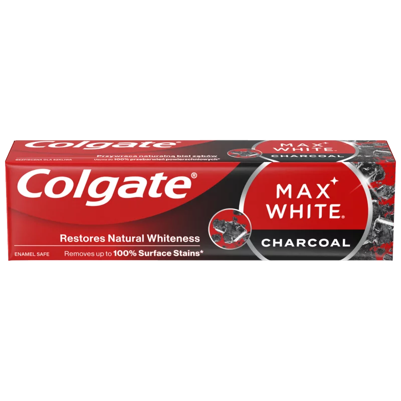 Colgate Max White Charcoal fogfehérítő fogkrém 75 ml