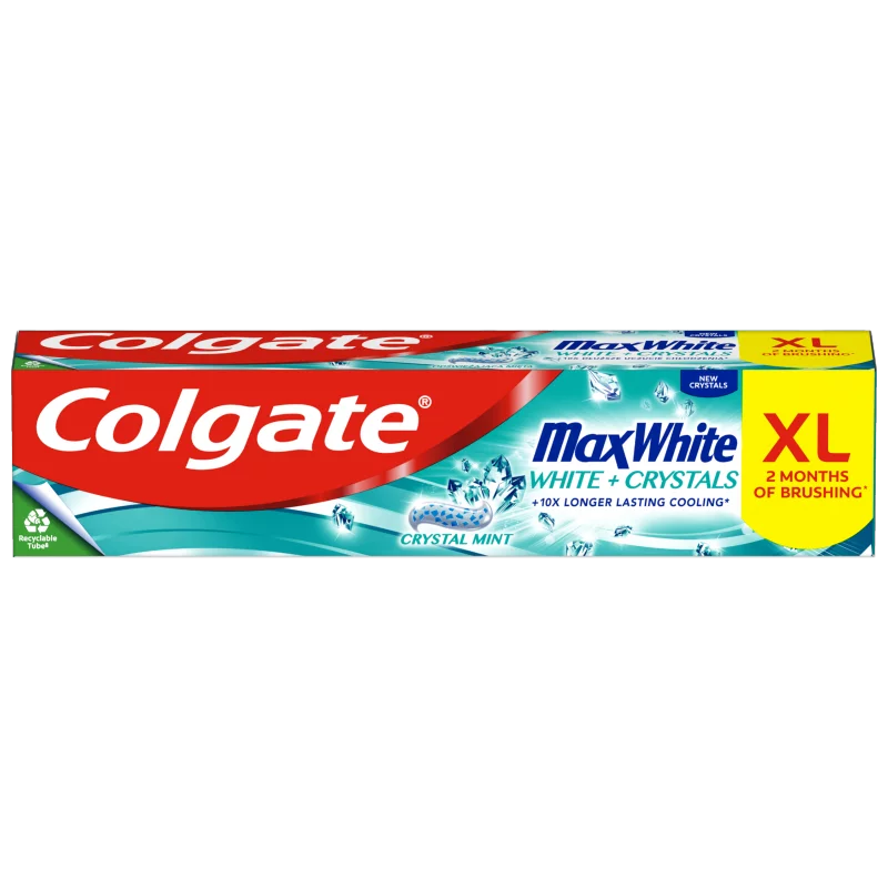 Colgate Max White White Crystals fogfehérítő fogkrém 125 ml