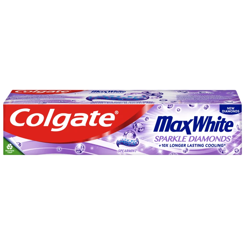 Colgate Max White Sparkle Diamonds fogfehérítő fogkrém 75ml