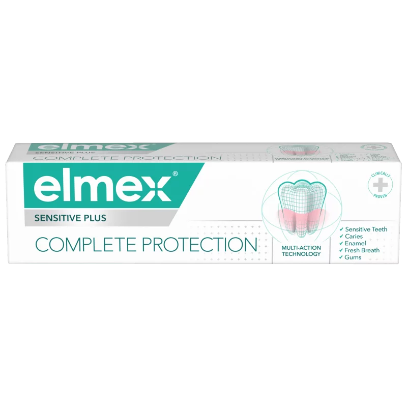 elmex Sensitive Plus Complete Protection fogkrém érzékeny fogakra 75 ml