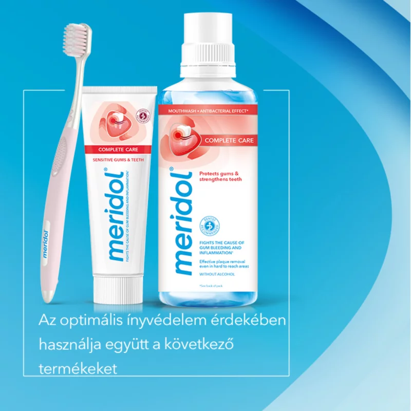 meridol Complete Care lágy fogkefe érzékeny fogínyre 1 db