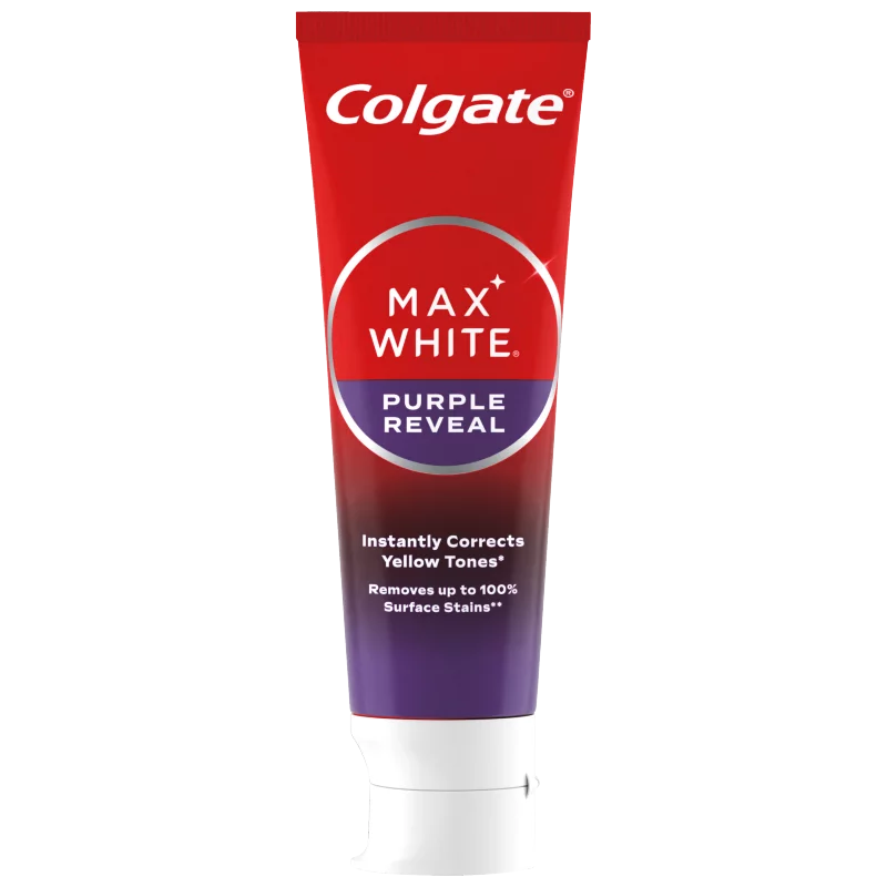 Colgate Max White Purple Reveal fogfehérítő fogkrém 75 ml