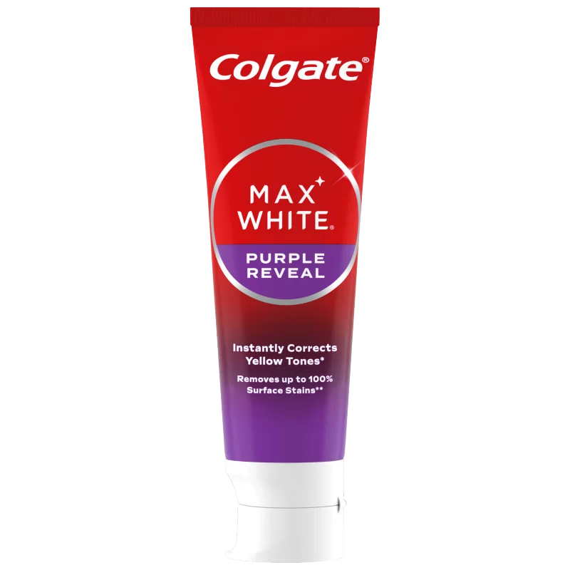 Colgate Max White Purple Reveal fogfehérítő fogkrém 75 ml