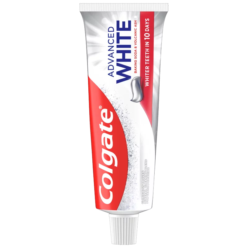 Colgate Advanced White fogkrém szódabikarbónával és vulkáni hamuval 75 ml