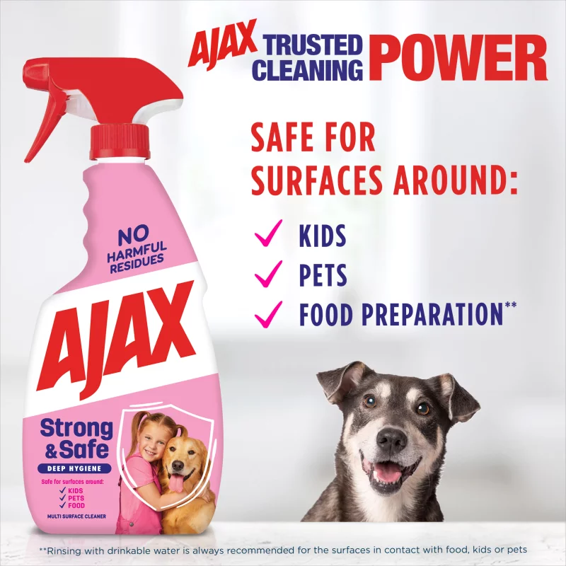 Ajax Strong & Safe többcélú tisztító spray 500 ml