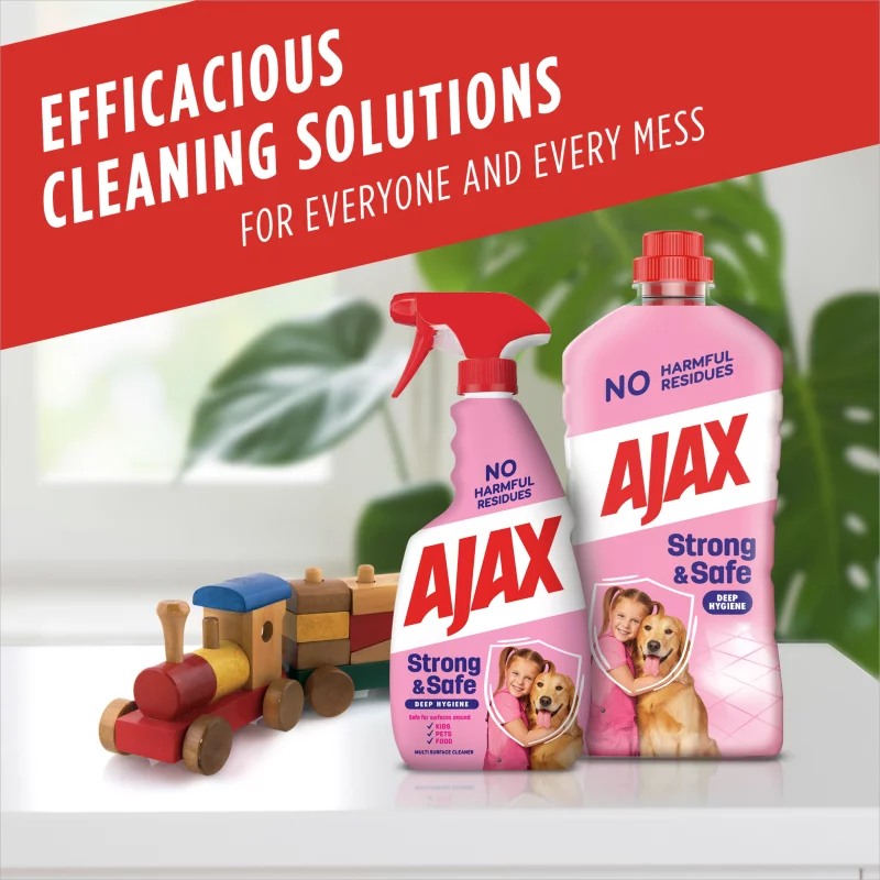 Ajax Strong & Safe többcélú tisztítószer 1000 ml