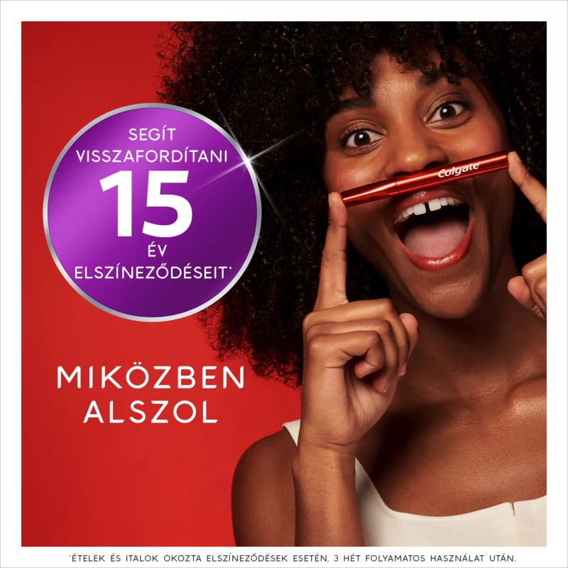 Colgate Max White Éjszakai Fogfehérítő Szérum Ecsettel 2,5 ml