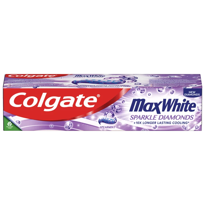 Colgate Max White Sparkle Diamonds fogfehérítő fogkrém 75 ml