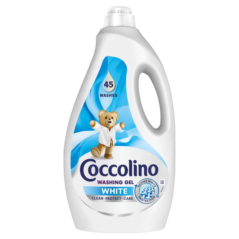 Coccolino White mosógél fehér ruhákhoz 45 mosás 1,8 l