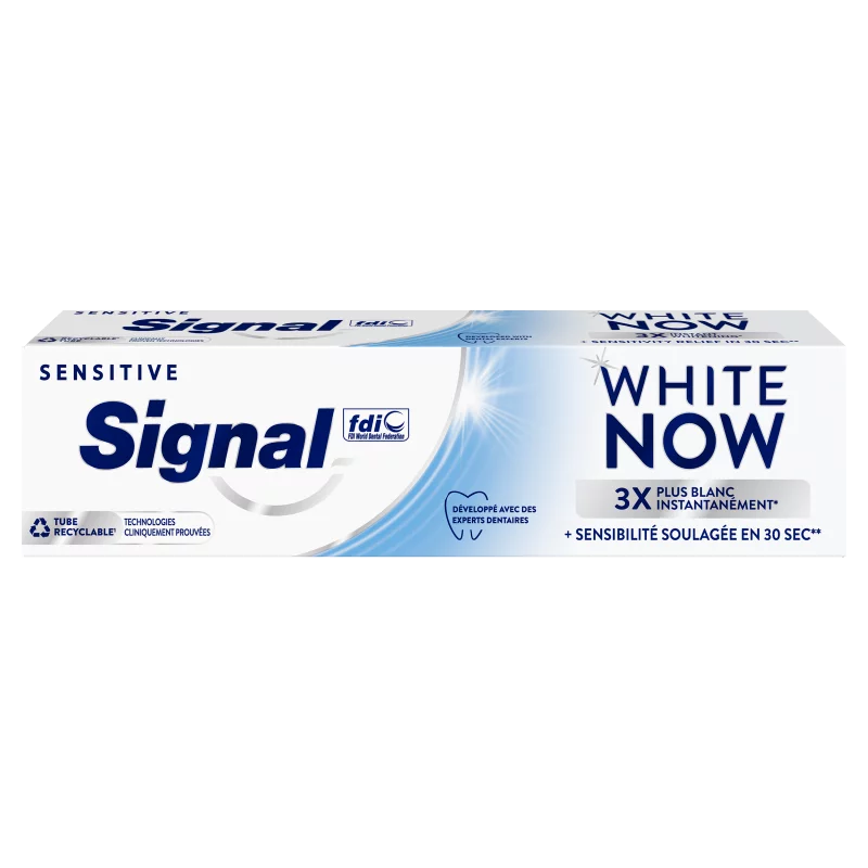 Signal White Now Sensitive fogkrém 75 ml