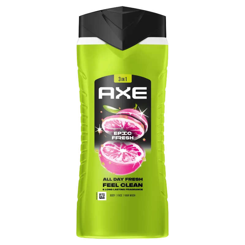AXE Epic Fresh 3 in 1 tusfürdő testre, arcra, hajra 400 ml