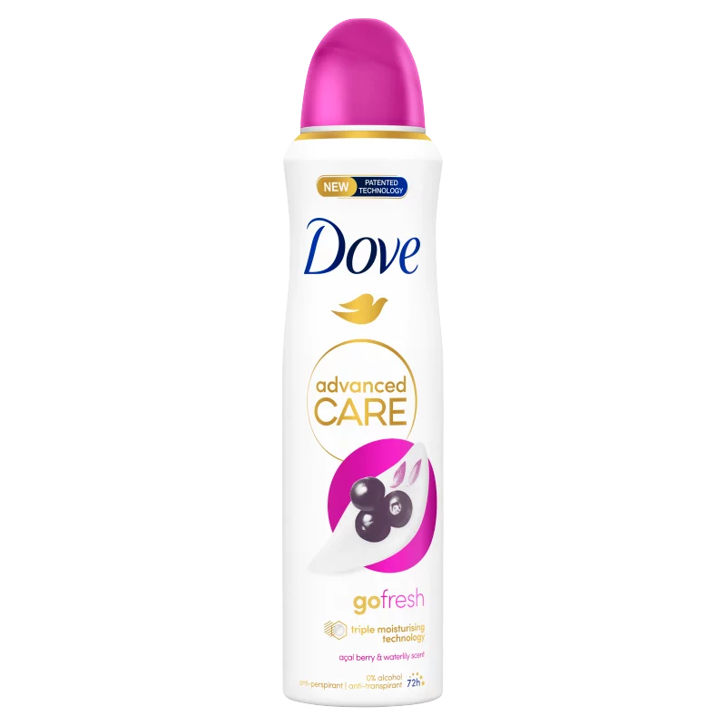 Dove Advanced Care Go Fresh Acai Berry & Waterlily izzadásgátló aeroszol 150 ml