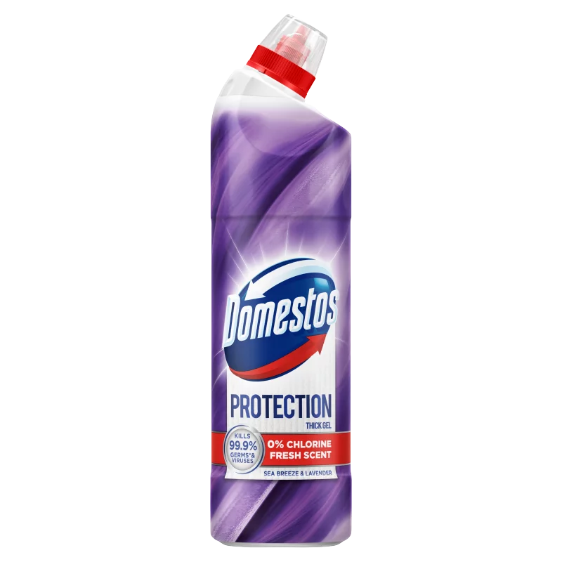Domestos Protection Sea Breeze & Lavender sűrű fertőtlenítő hatású tisztítószer 700 ml