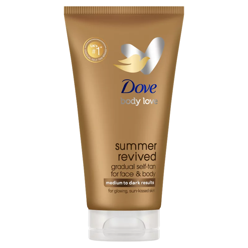 Dove Summer Revived önbarnító testápoló a közepes-sötét árnyalatú bőrért 75 ml