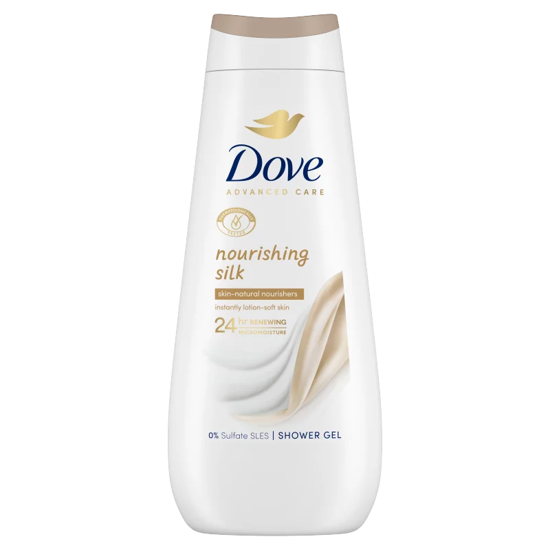 Dove Advanced Care Nourishing Silk krémtusfürdő 400 ml