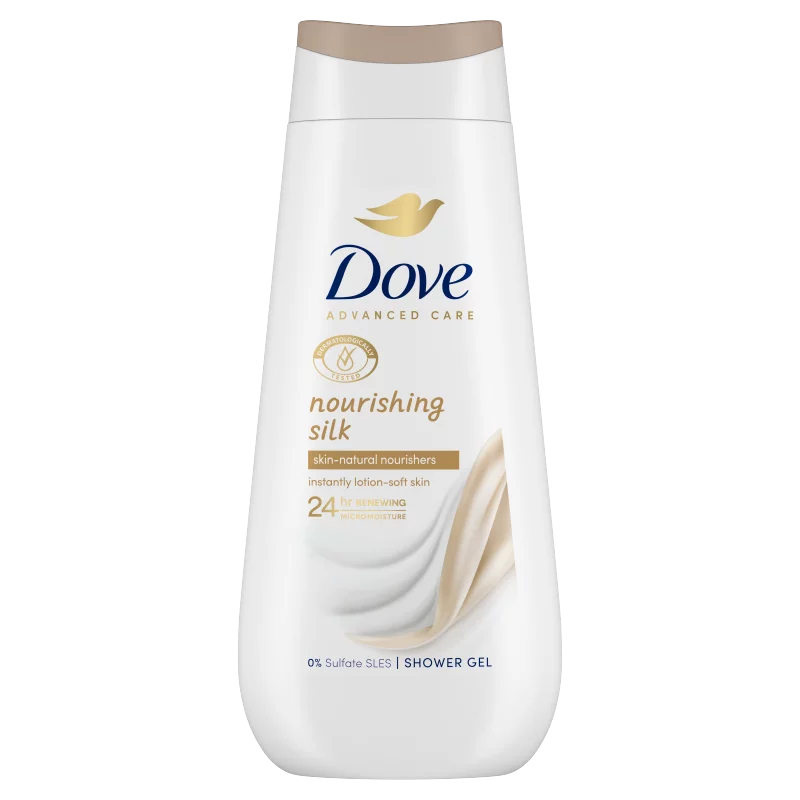 Dove Advanced Care Nourishing Silk krémtusfürdő 225 ml