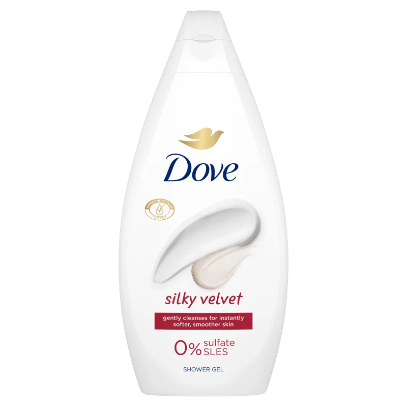 Dove Silky Velvet krémtusfürdő 450 ml