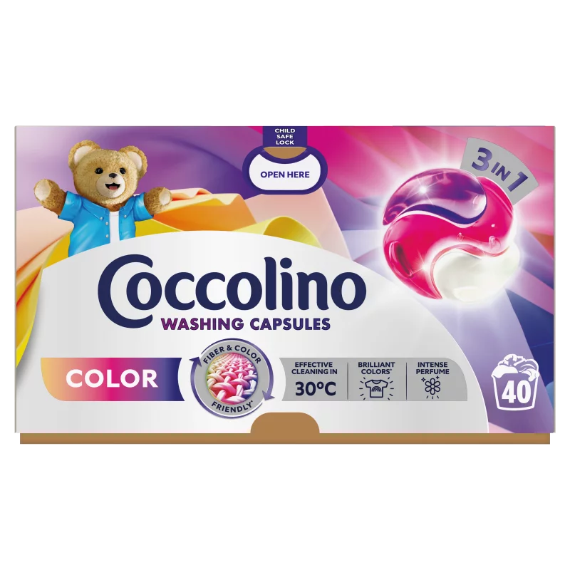 Coccolino Color 3in1 mosókapszula 40 mosás 692 g 