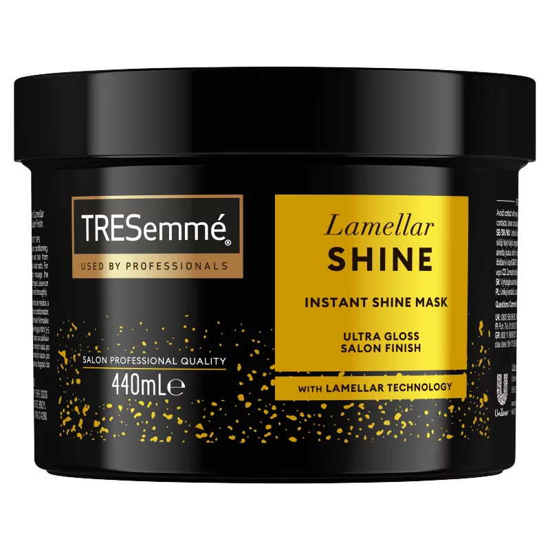 TRESemmé Lamellar Shine hajpakolás a ragyogóan fényes hajért 440 ml
