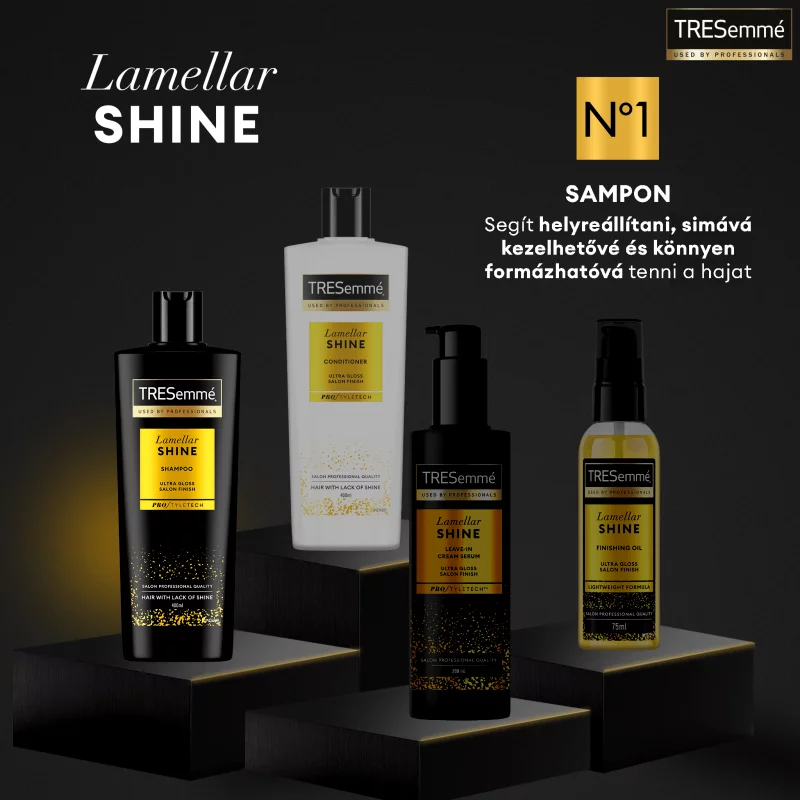 TRESemmé Lamellar Shine sampon 400 ml