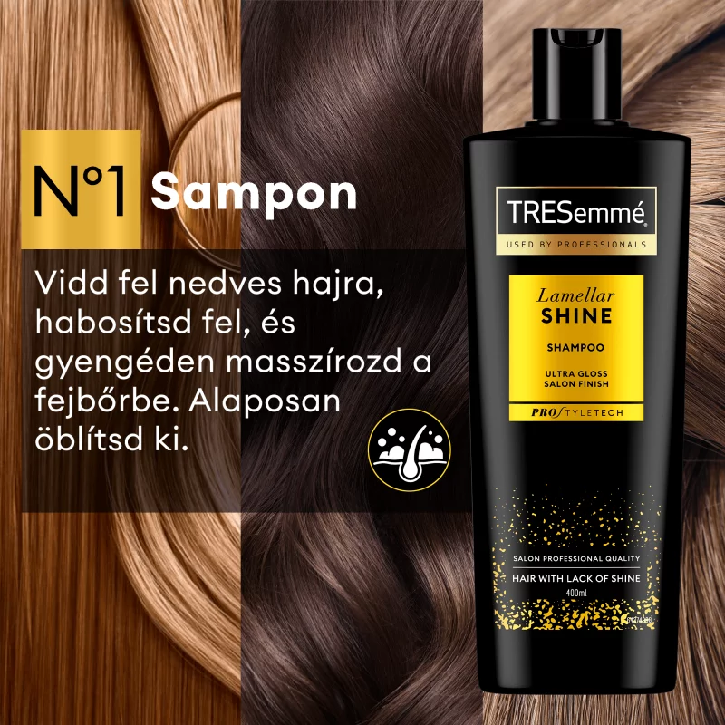 TRESemmé Lamellar Shine sampon 400 ml