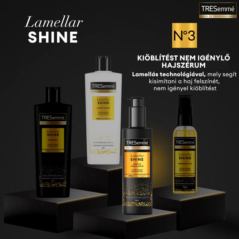 TRESemmé Lamellar Shine kiöblítés nélküli hajszérum 200 ml