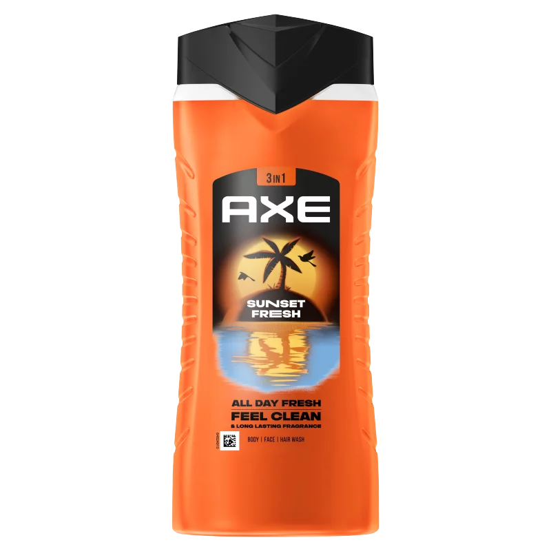 Axe Sunset Fresh 3 in 1 tusfürdő testre, arcra, hajra 400 ml