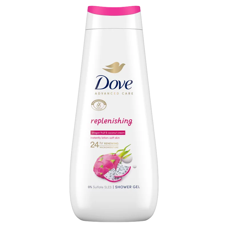Dove Advanced Care Dragon Fruit & Coconut krémtusfürdő 400 ml