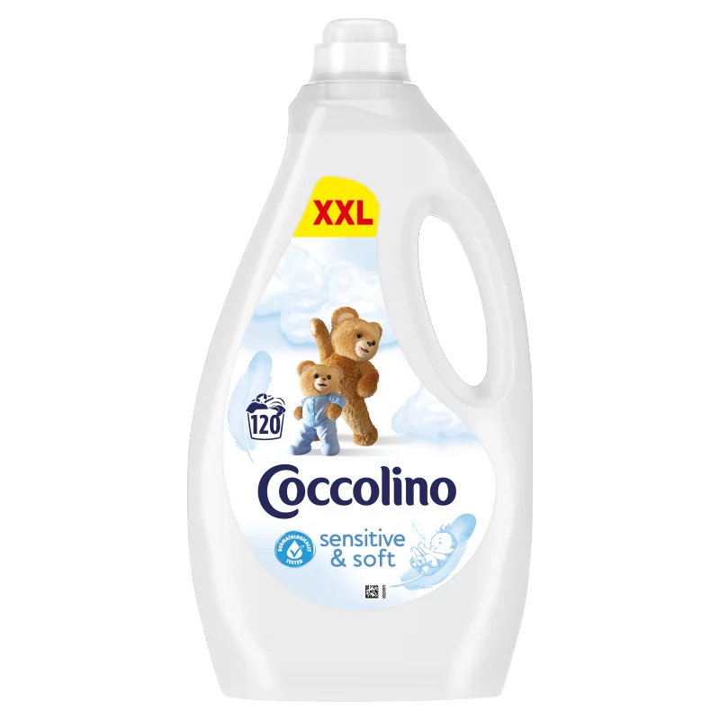 Coccolino Sensitive & Soft öblítőkoncentrátum 120 mosás 3000 ml