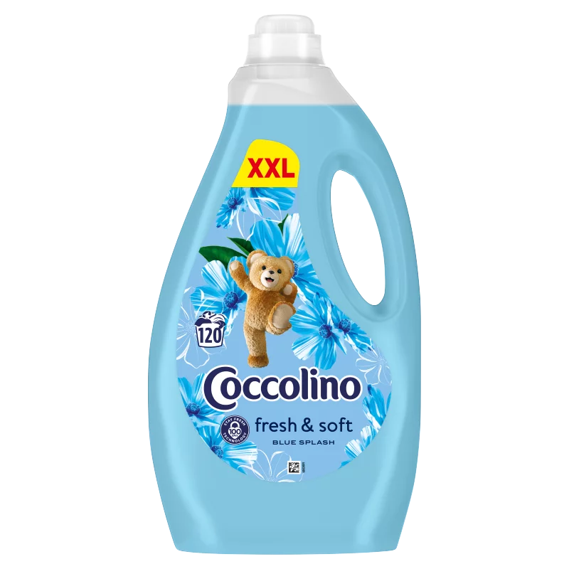 Coccolino Fresh & Soft Blue Splash öblítőkoncentrátum 120 mosás 3000 ml
