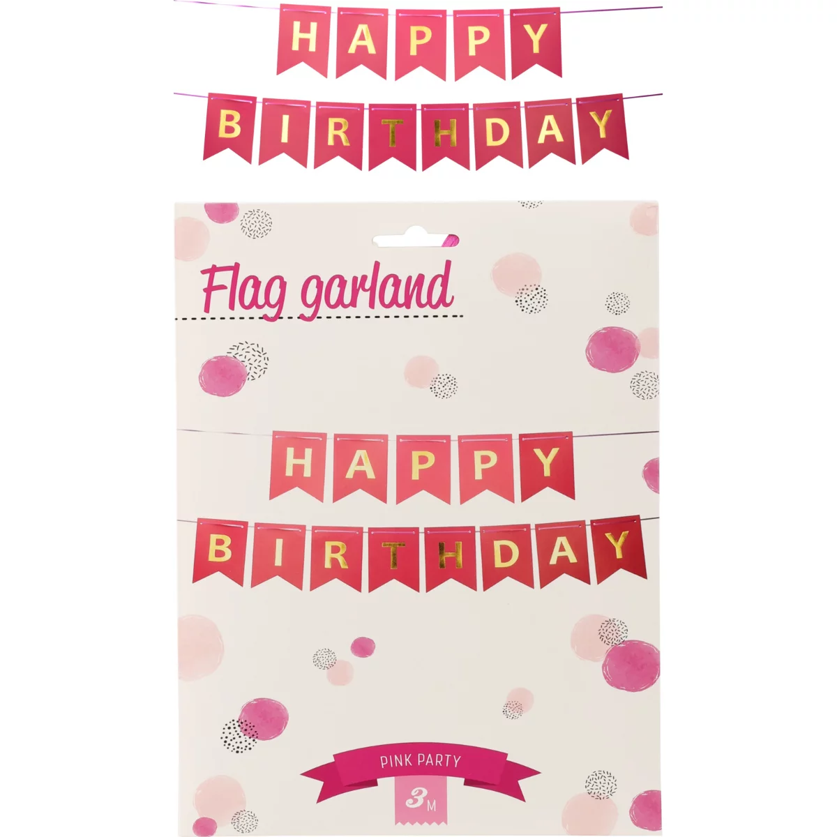 Születésnapi girland - Party kiegészítő 