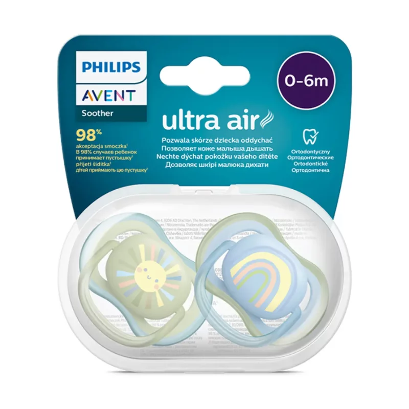 Philips Avent Ultra Air játszócumi 2db (0-6h)