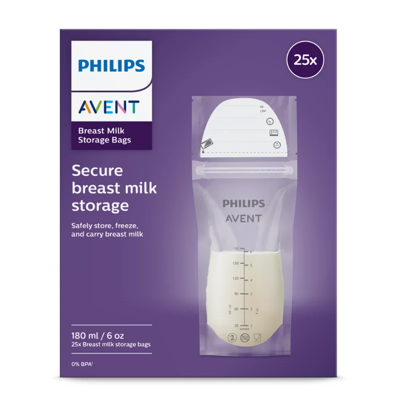 Philips Avent anyatejtároló zacskó 25x180ml SCF603/25