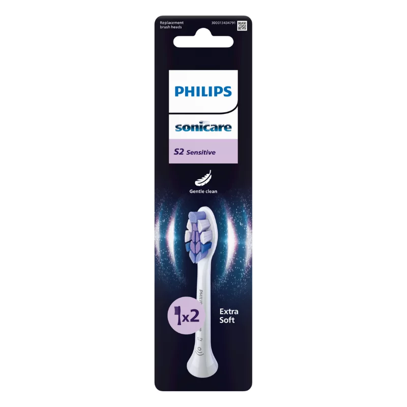 Philips Sonicare elek. fogkefe fej 2db W Optimal White HX6062/87 standard fehér