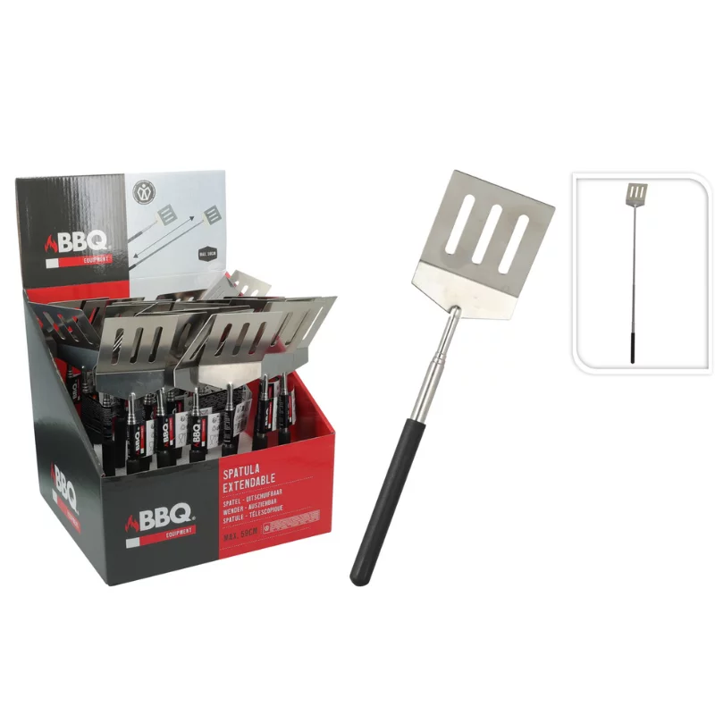 Kihúzható nyelű spatula - Teleszkópos grilllapát