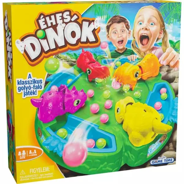 Éhes dinók - Ügyességi társasjáték